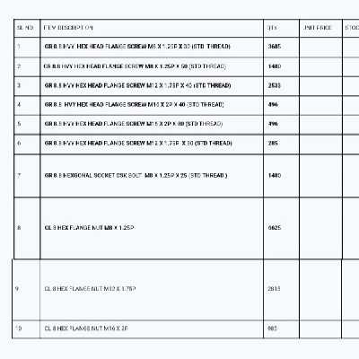 HEAVY HEX HEAD FLANGE SCREW/ HEXGONAL SOCKET CSK BOLT/HEX FLANGE NUT