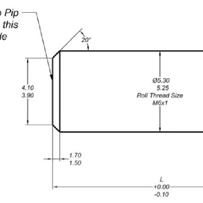 Grub screw M6x1